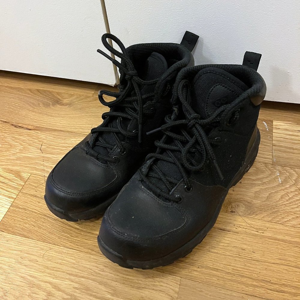 Nike ACG Black rain snow boots GS Kids 4.5Y Womens 6.5 used